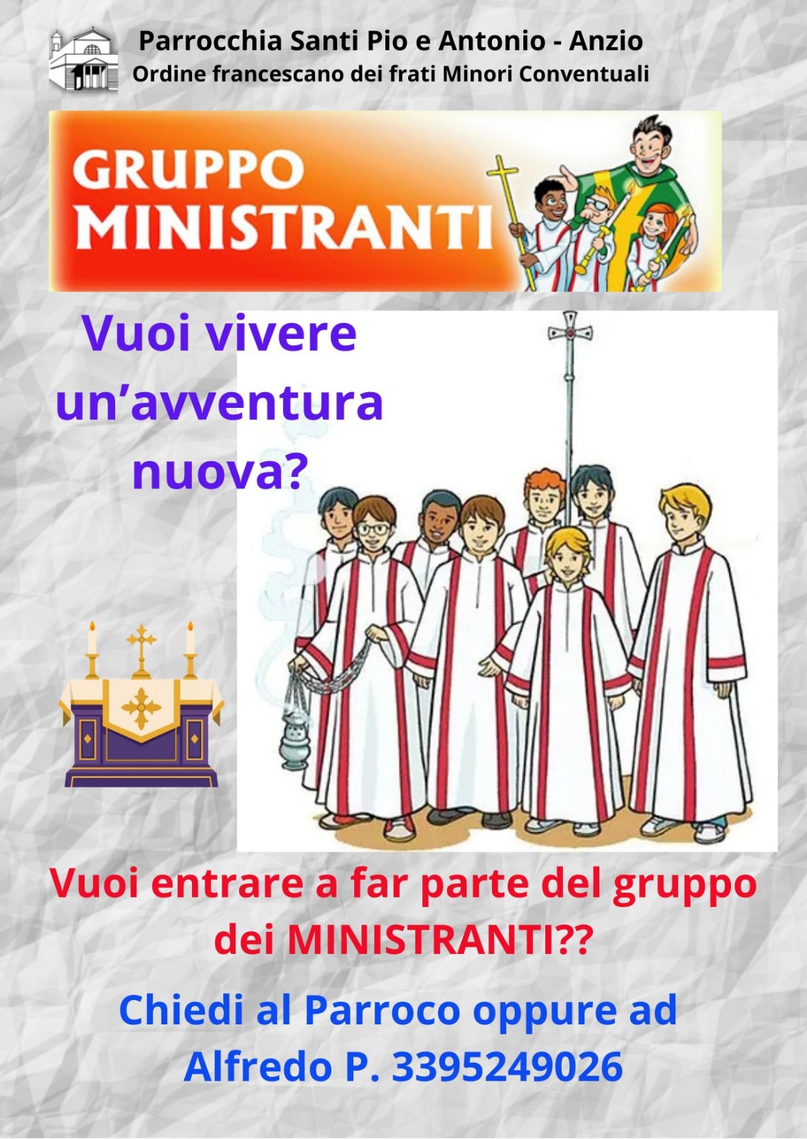 Vuoi diventare ministrante?